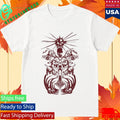 Revenge White Maroon Shirt