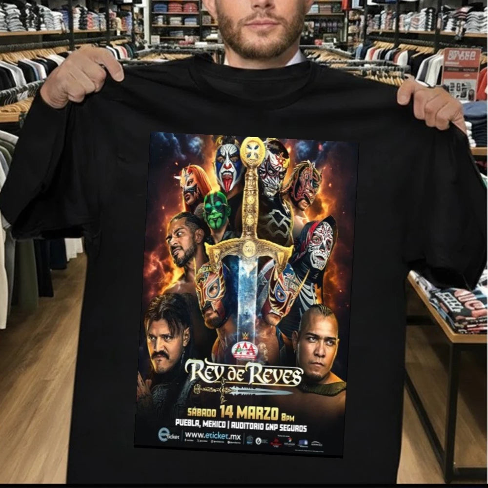 Rey De Reyes March 14 2026 Puebla Mexico Tour Poster Shirt