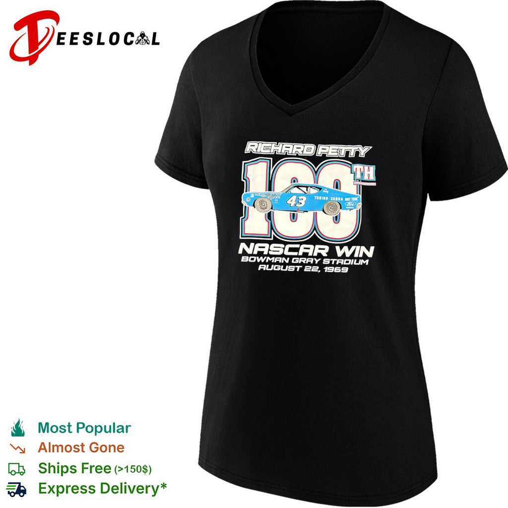Richard Petty 100th NASCAR win 1969 car shirt