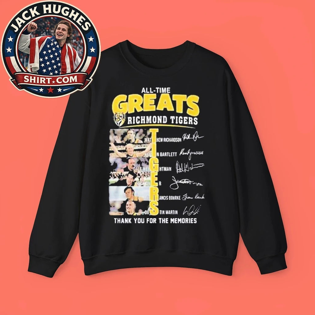 Richmond Tigers Legends Thank You For The Memories T-Shirt