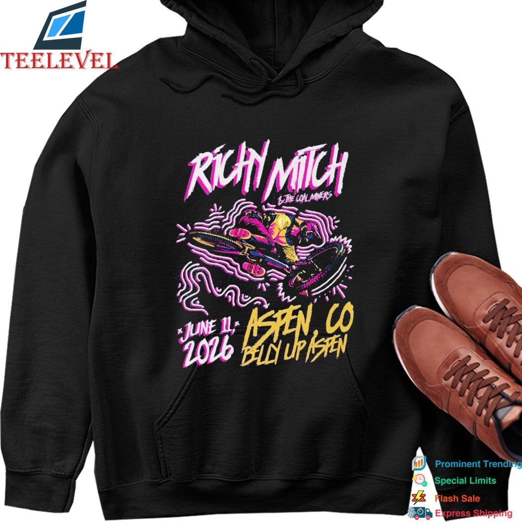 Richy Mitch And The Coal Miners Venue At Belly Up Aspen On June 11 2026 Aspen CO T-shirts