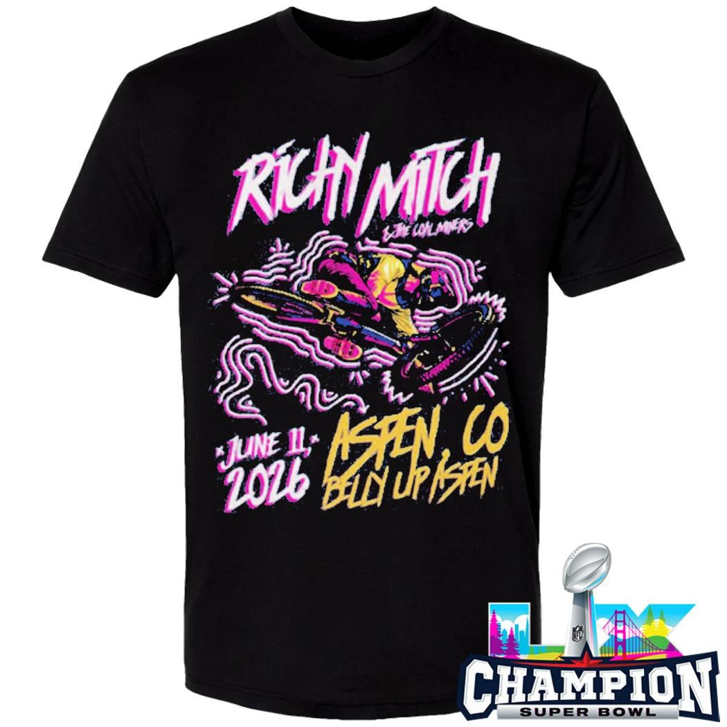 Richy Mitch And The Coal Miners Venue At Belly Up Aspen On June 11 2026 Aspen Co Shirt