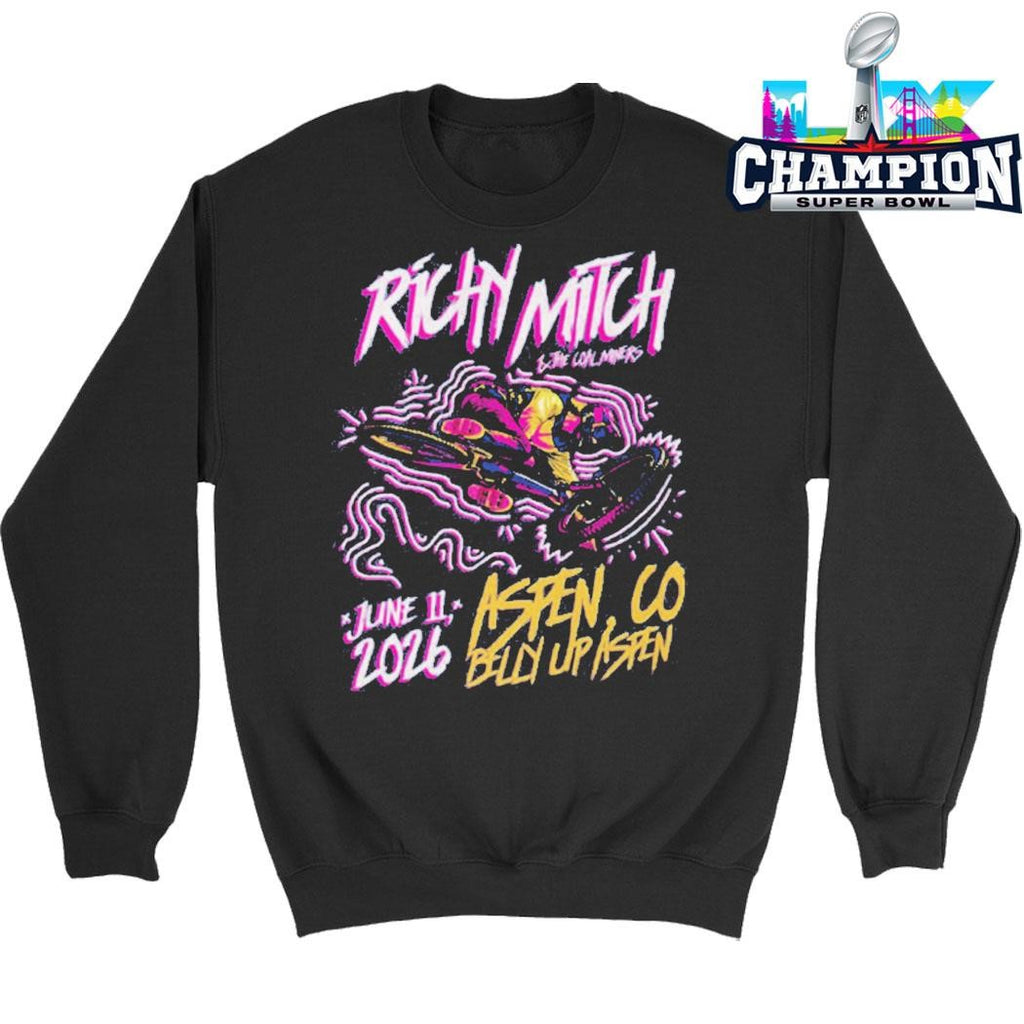 Richy Mitch And The Coal Miners Venue At Belly Up Aspen On June 11 2026 Aspen Co Shirt