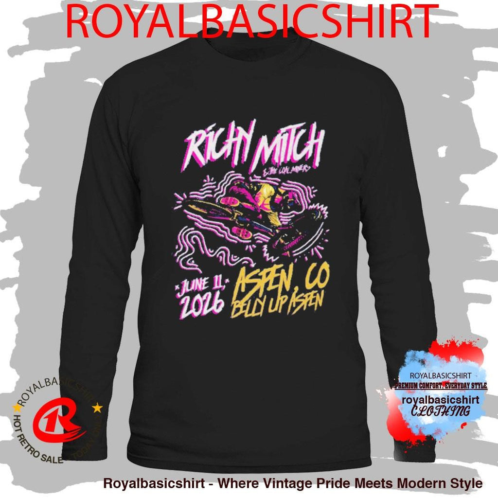 Richy Mitch And The Coal Miners Venue Tee At Belly Up Aspen On June 11 2026 Aspen CO Shirt