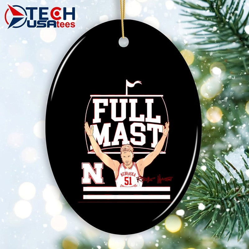 Rienk Mast Nebraska Cornhuskers Basketball Full Mast signature shirt