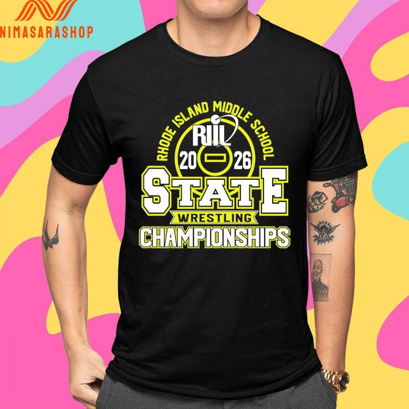 Riil Rhode Island Middle School Wrestling State Championships 2026 Shirts