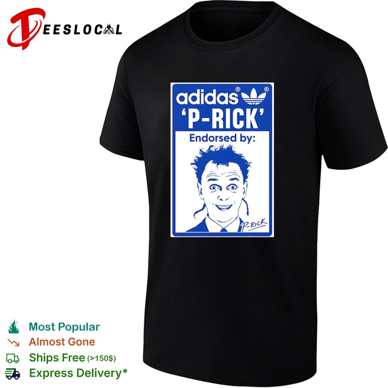 Rik Mayall Bottom Prick Endorsed by Rick shirt