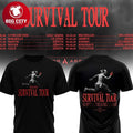 Riles Survival Tour Europe 2026 Celebrating Two Sided Shirt