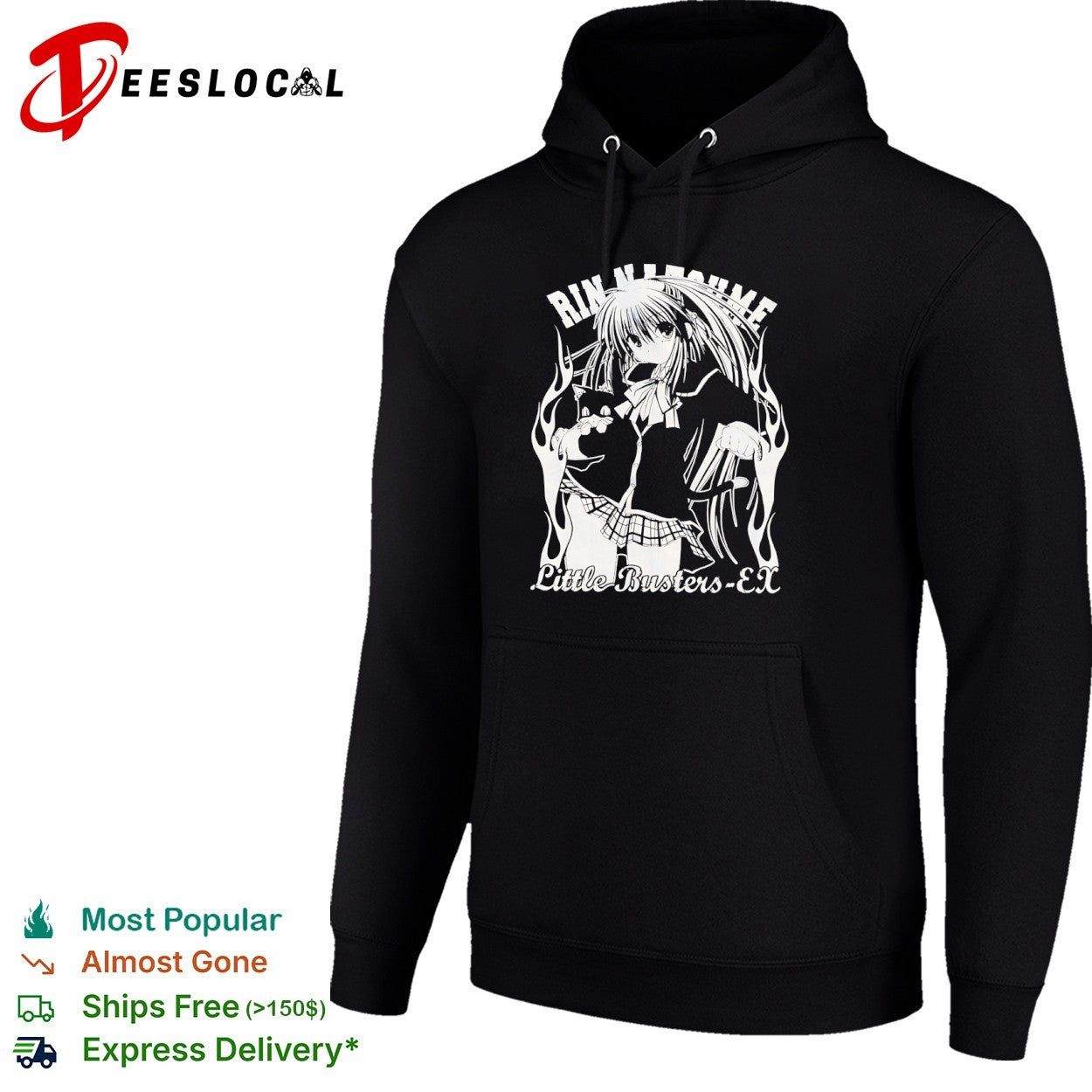 Rin Natsume Little Busters EX anime girl shirt
