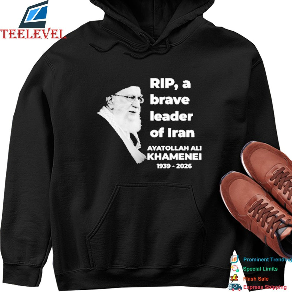 Rip Ayatollah Ali Khamenei 1939-2026 A Brave Leader Of Iran T-Shirt