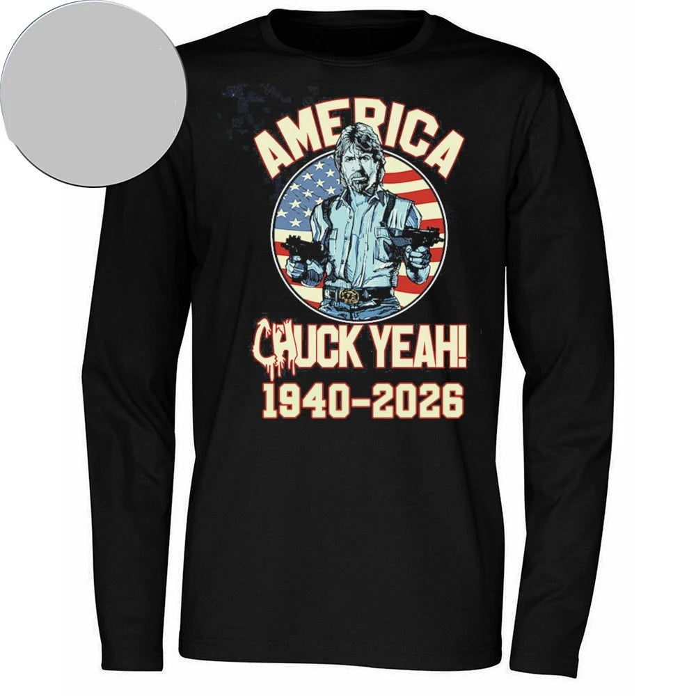 Rip Chuck Norris 1940-2026 Tee American Chuck Yeah T-Shirt