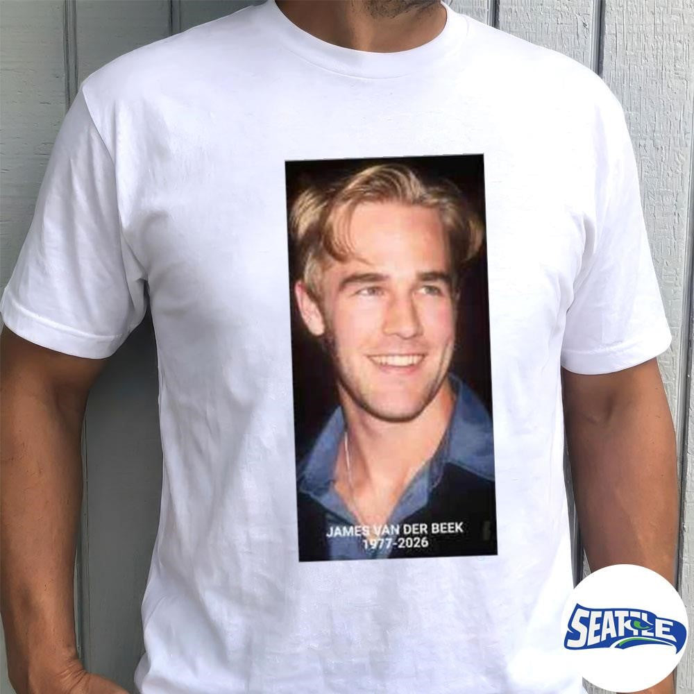 Rip James Van Der Beek 1977-2026 Rip Tv Star Fan shirt
