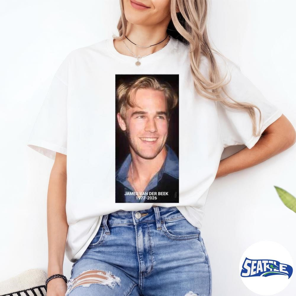 Rip James Van Der Beek 1977-2026 Rip Tv Star Fan shirt