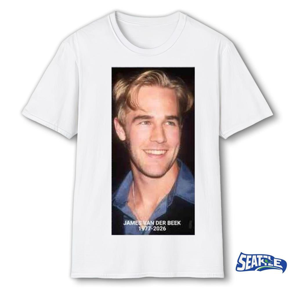 Rip James Van Der Beek 1977-2026 Rip Tv Star Fan shirt