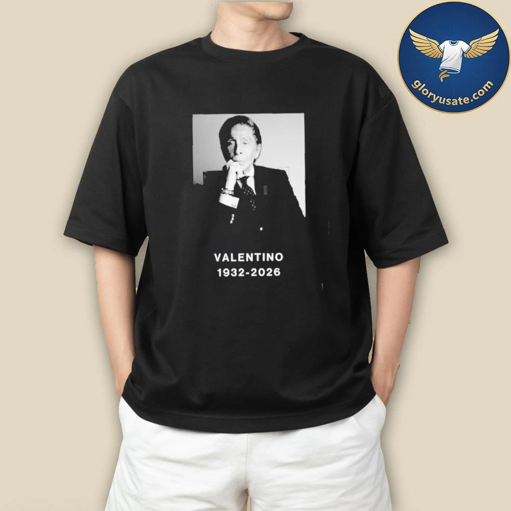 Rip Valentino Garavani Iconic Italian Designer Dies At 93 Shirt