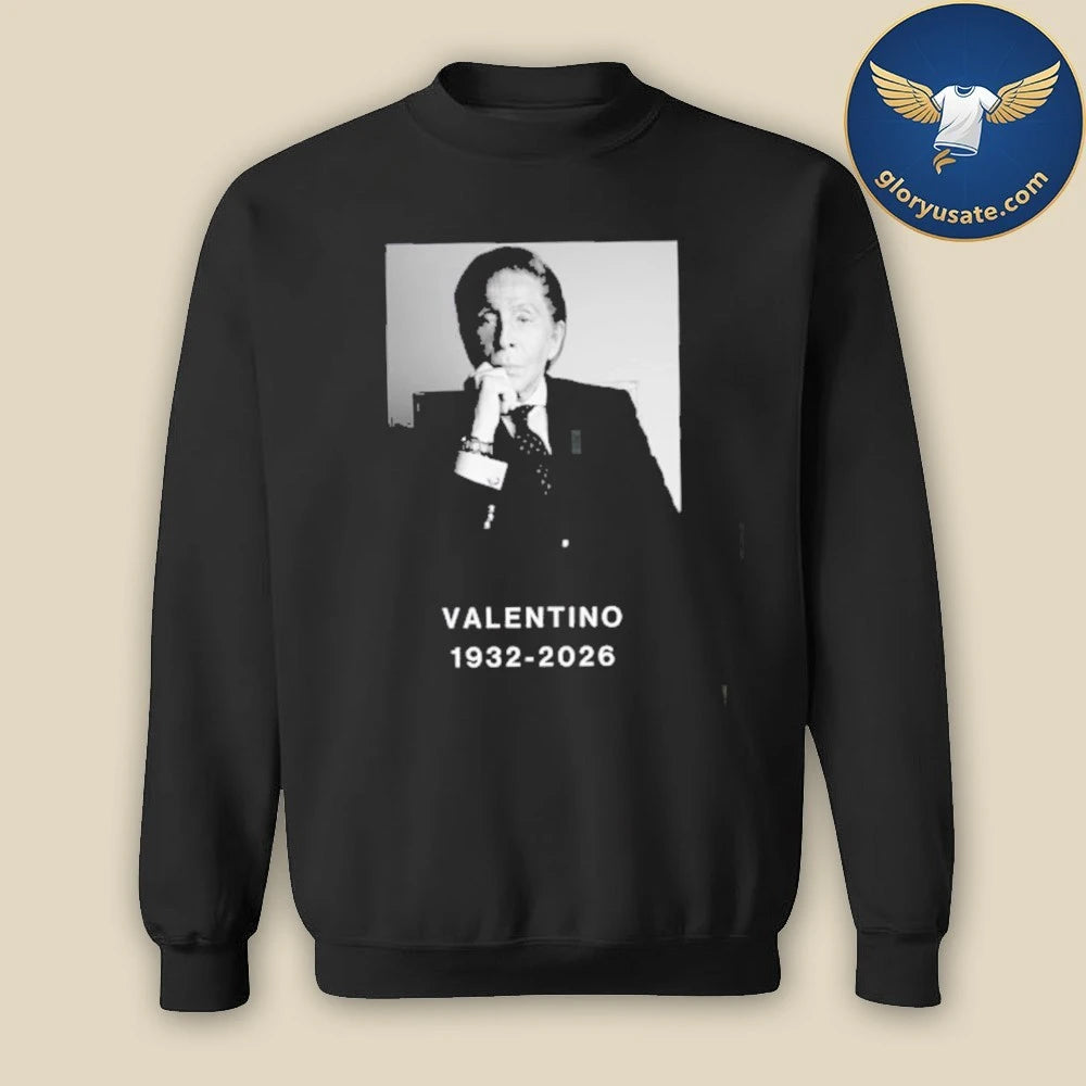Rip Valentino Garavani Iconic Italian Designer Dies At 93 Shirt