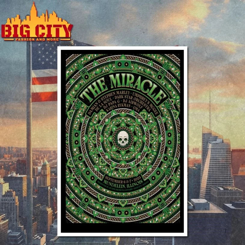 Rise Recreational Dispensary Show Sept 6-7 2025 The Miracle Poster Shirt