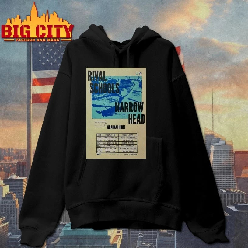 Rival Schools Narrow Head Graham Hunt October 2025 Show Poster shirt