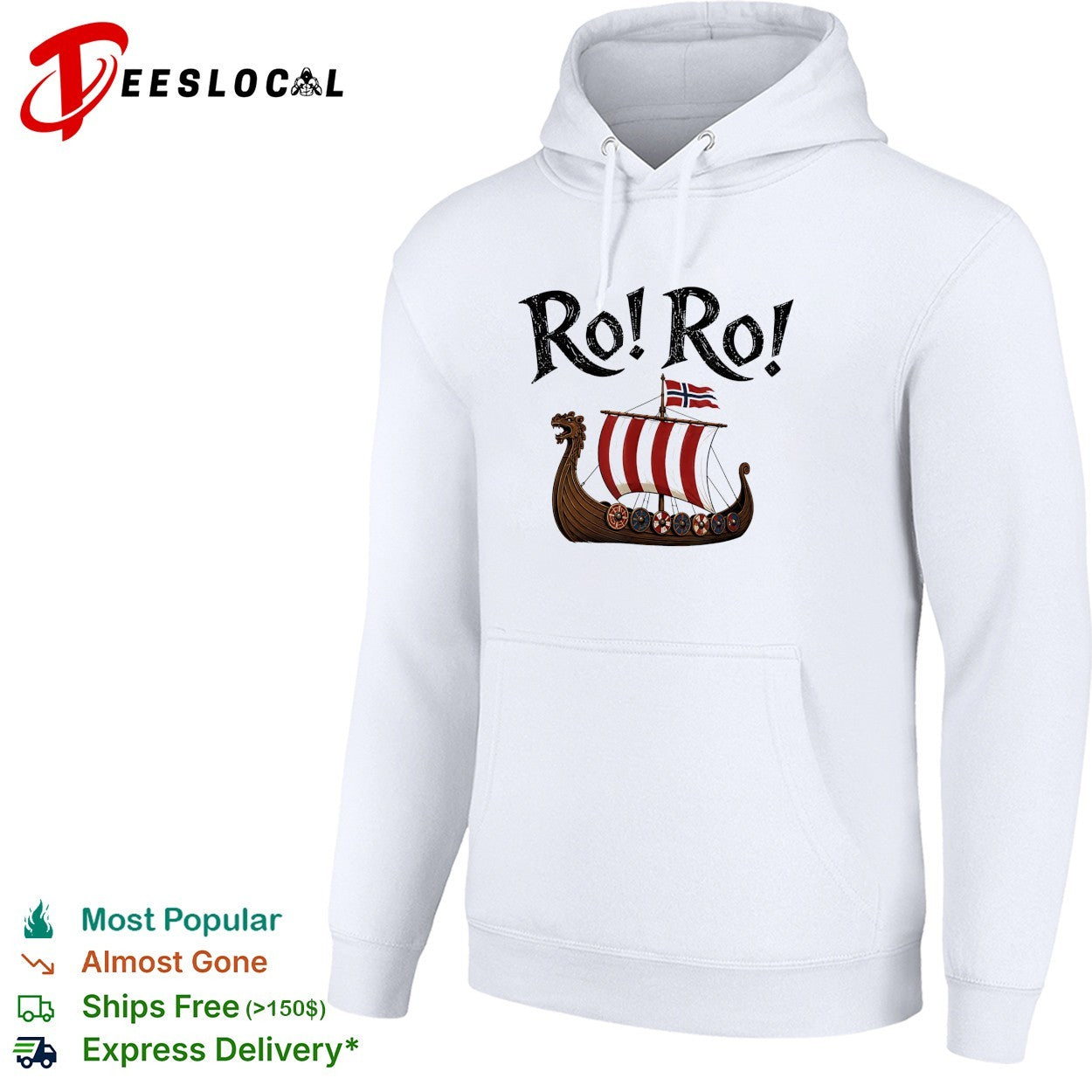 Ro Ro Viking ship Norway flag shirt