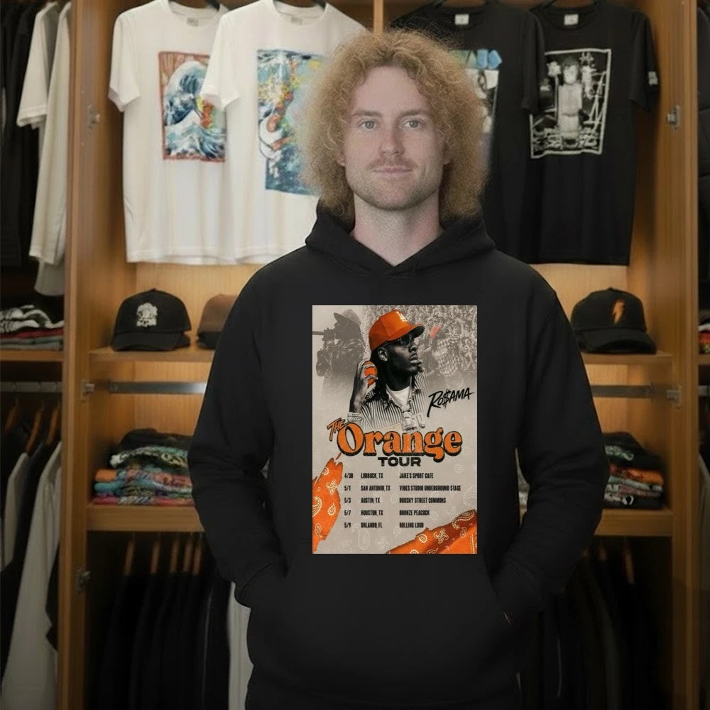RoSama The Orange Tour 2026 Poster Shirt