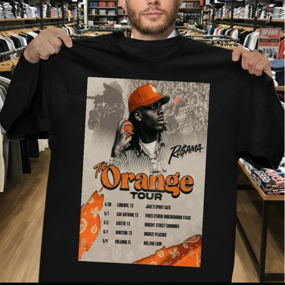 RoSama The Orange Tour 2026 Poster Shirt