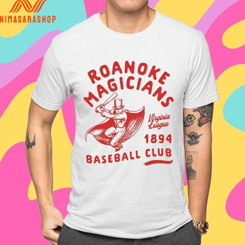 Roanoke Magicians Virginia League 1894 Baseball Club Shirts