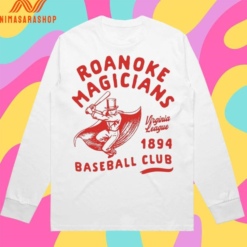 Roanoke Magicians Virginia League 1894 Baseball Club Shirts