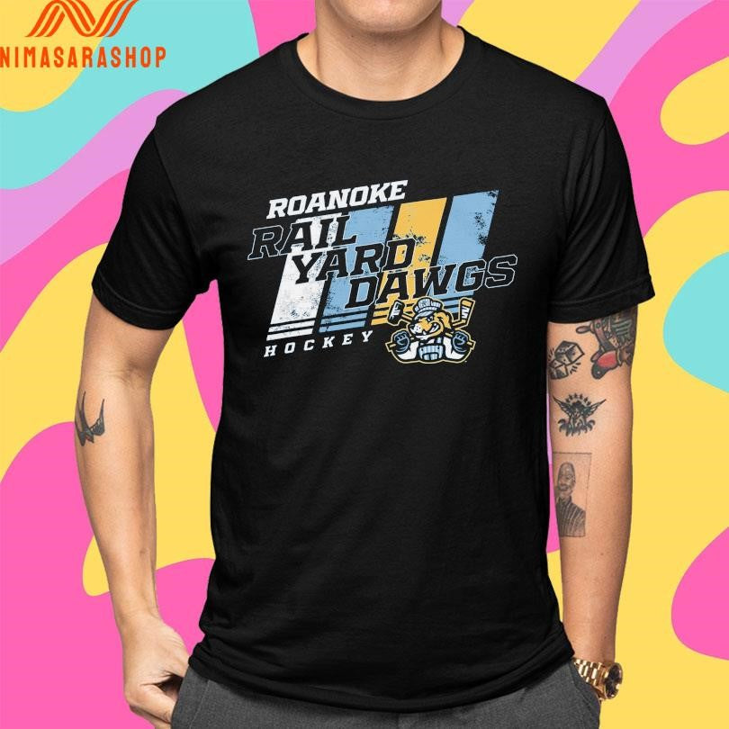 Roanoke Rail Yard Dawgs Hockey Shirts