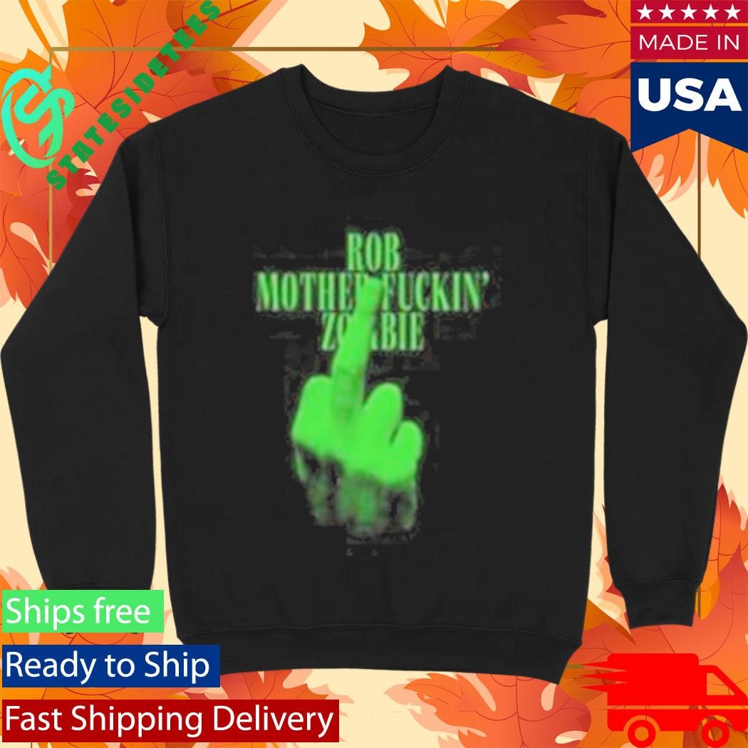 Rob Mother Fuckin’ Zombie Finger Neon T-Shirt