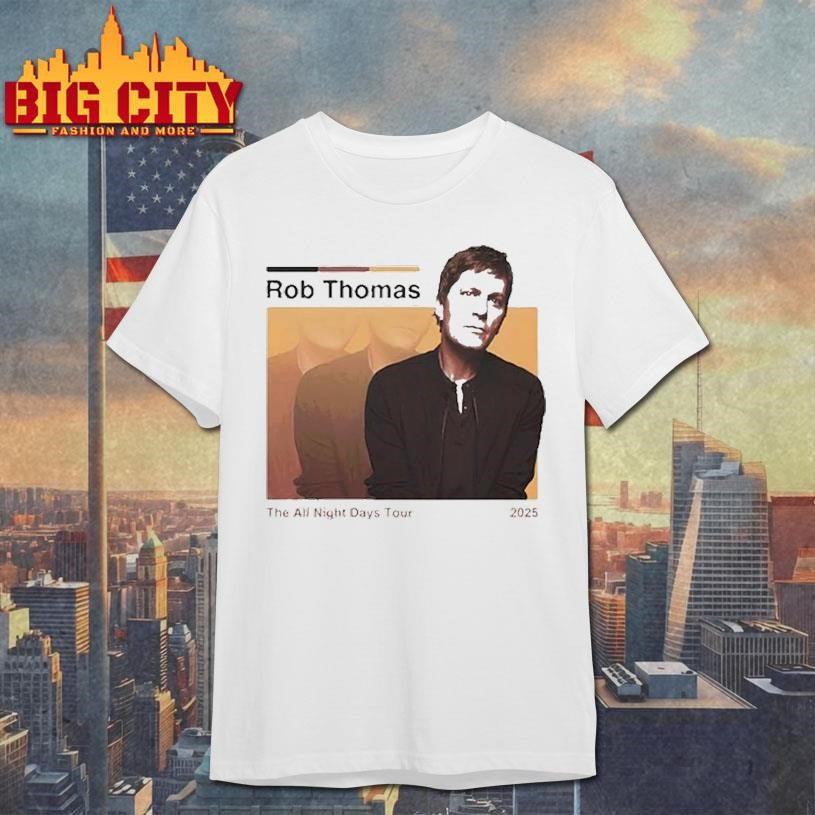 Rob Thomas The All Night Days Tour 2025 Shirt