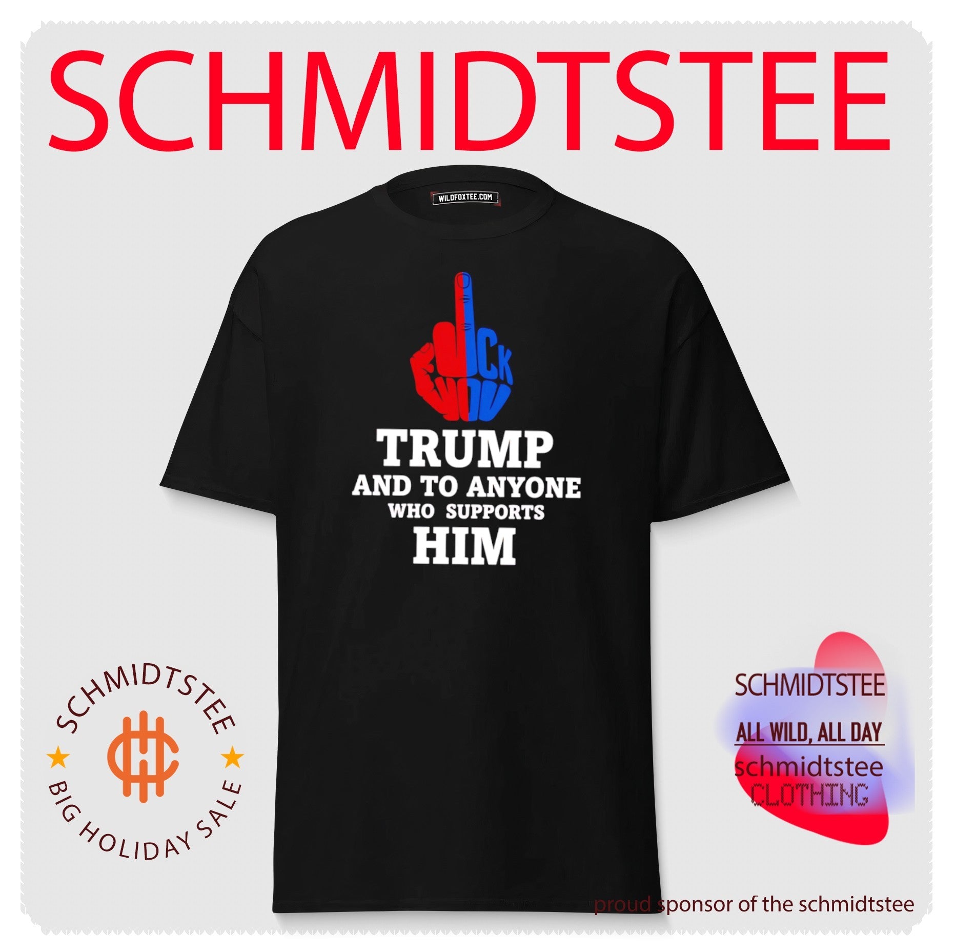 Robert De Niro Fuck You Trump and to Anyone Who Supports Him shirt