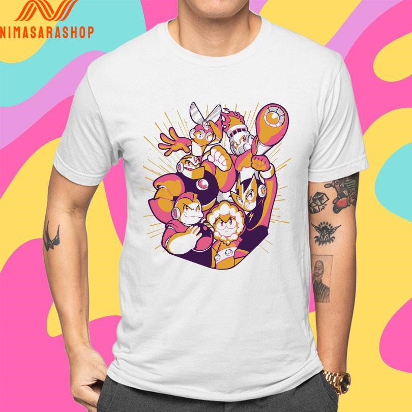 Robot Masters Mega Man Shirts