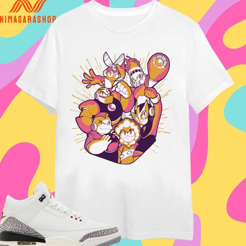 Robot Masters Mega Man Shirts
