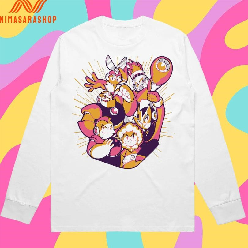 Robot Masters Mega Man Shirts
