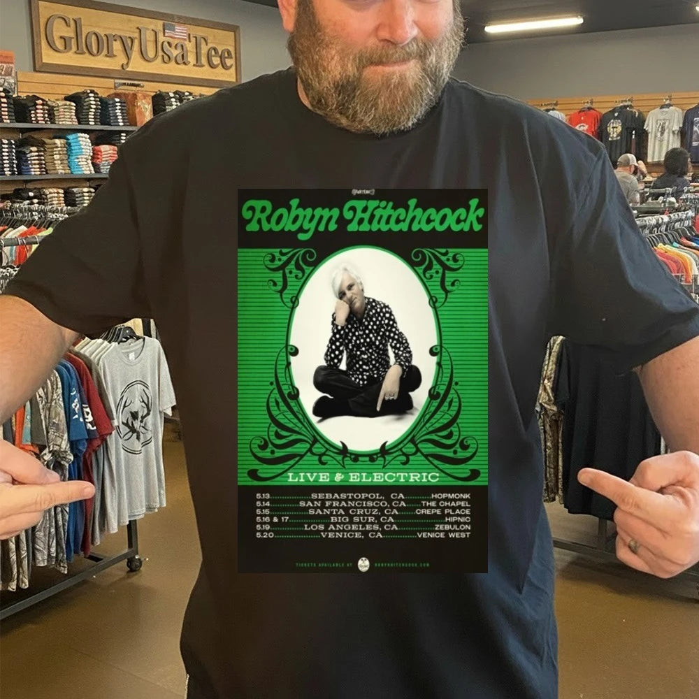 Robyn Hitchcock Tour May 2026 Poster Shirt