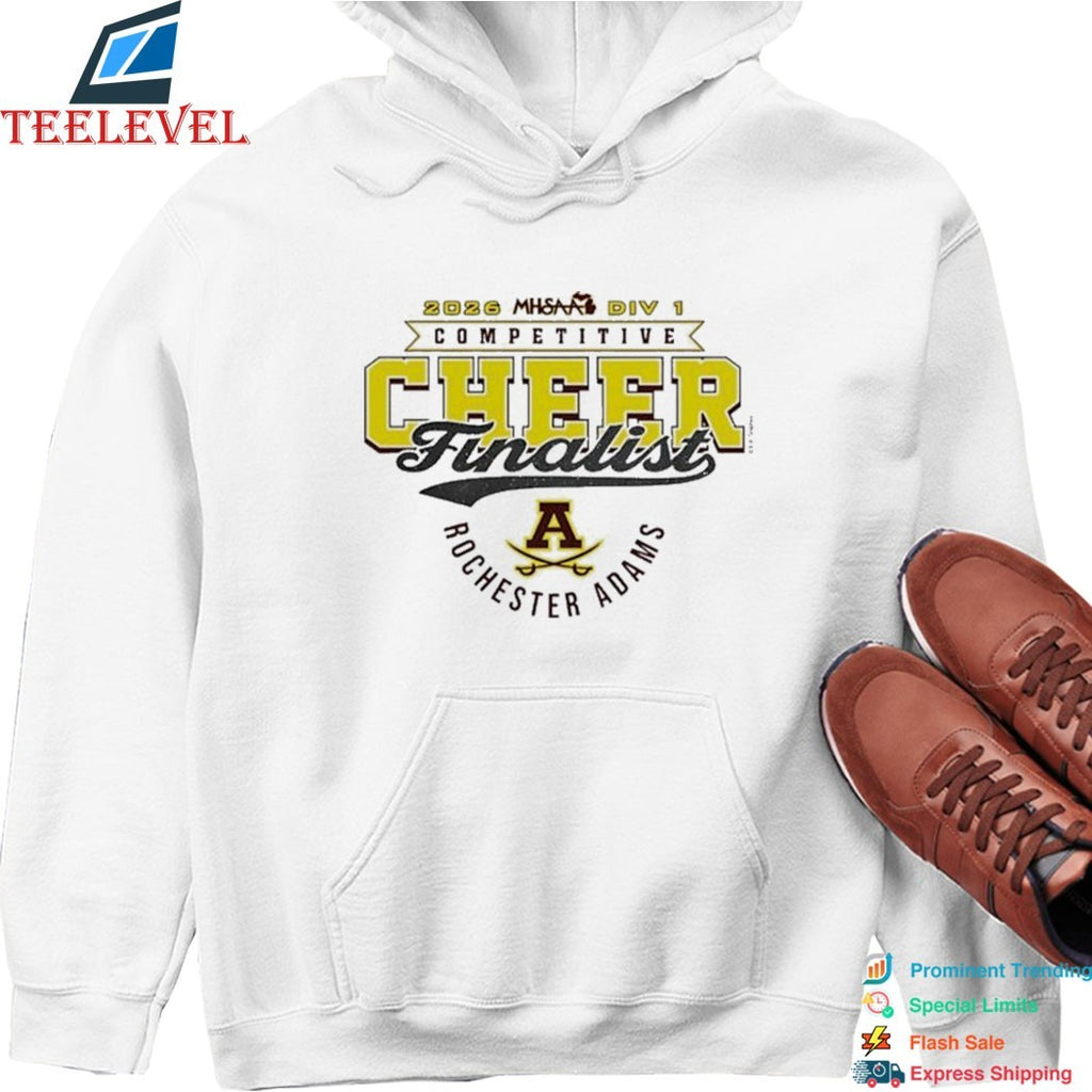 Rochester Adams Highlanders 2026 MHSAA Cheer D1 Finalist T-shirts