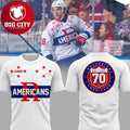 Rochester Americans Throwback Night 1956-2026 Anniversary Two Sided Shirt