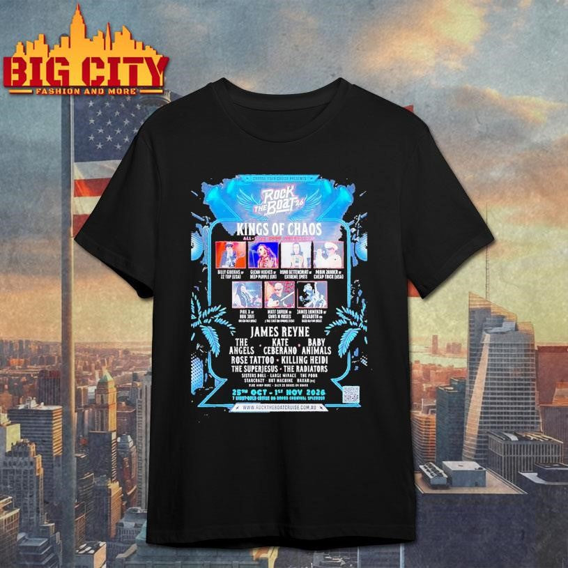 Rock Boat King of Chaos 2026 Shirt