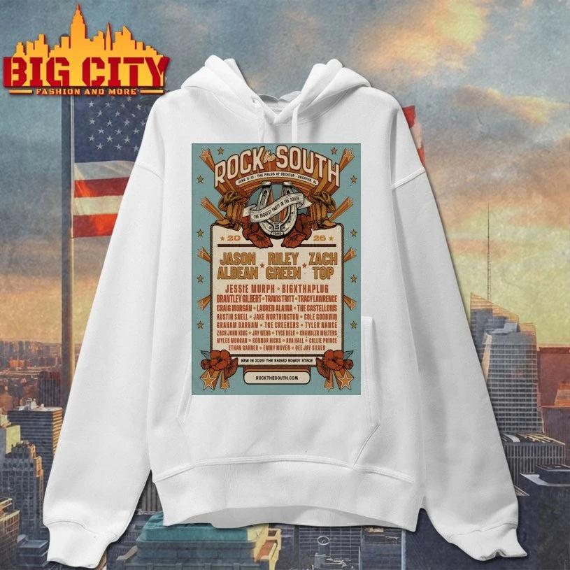 Rock The South June 11-13 2026 Decatur Event Poster shirts