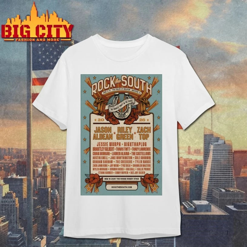 Rock The South June 11-13 2026 Decatur Event Poster shirts