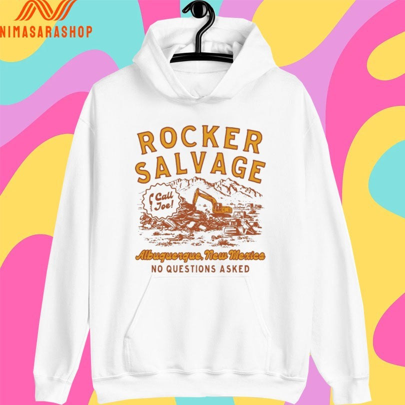 Rocker Salvage Call Joe Albuquerque New Mexico No Questions Asked Shirts
