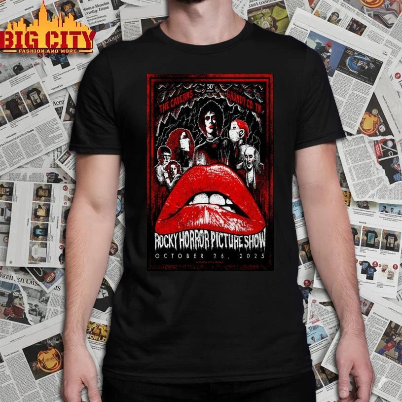 Rocky Horror Picture Show Oct 26 2025 The Caverns – Grundy County, TN Poster shirt