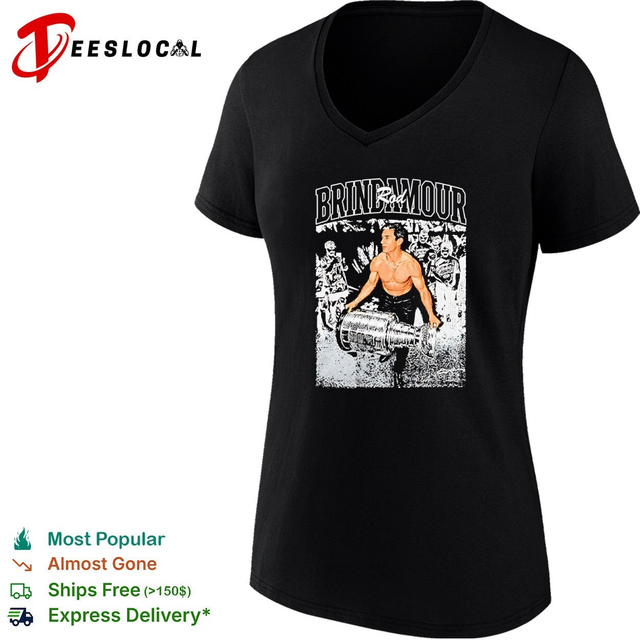 Rod BrindAmour Carolina Hurricanes NHL Stanley Cup Champion Commemorative shirt