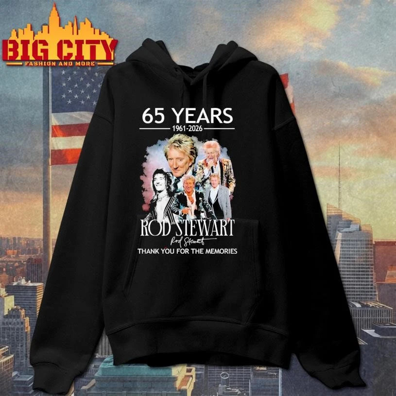 Rod Stewart 65 Years 1961-2026 Signature Thank You For The Memories Shirt
