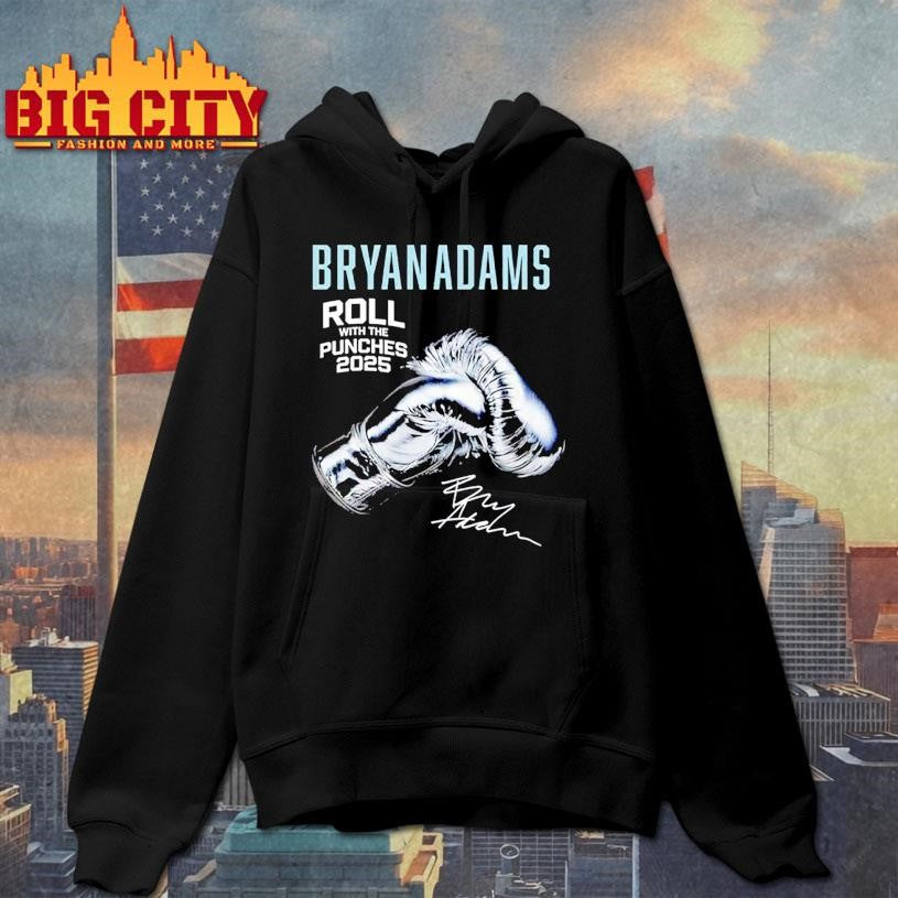 Roll With The Punches Bryan Adams shirt