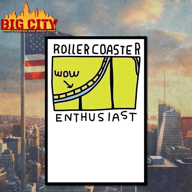 Roller Coaster Enthusiast Shirt