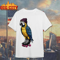 Roller skating parrot shirt