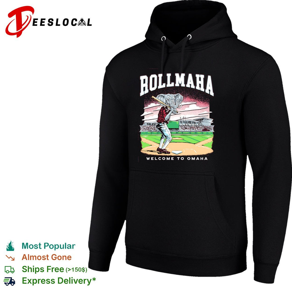 Rollmaha Alabama Crimson Tide welcome to Omaha College World Series graphic shirt