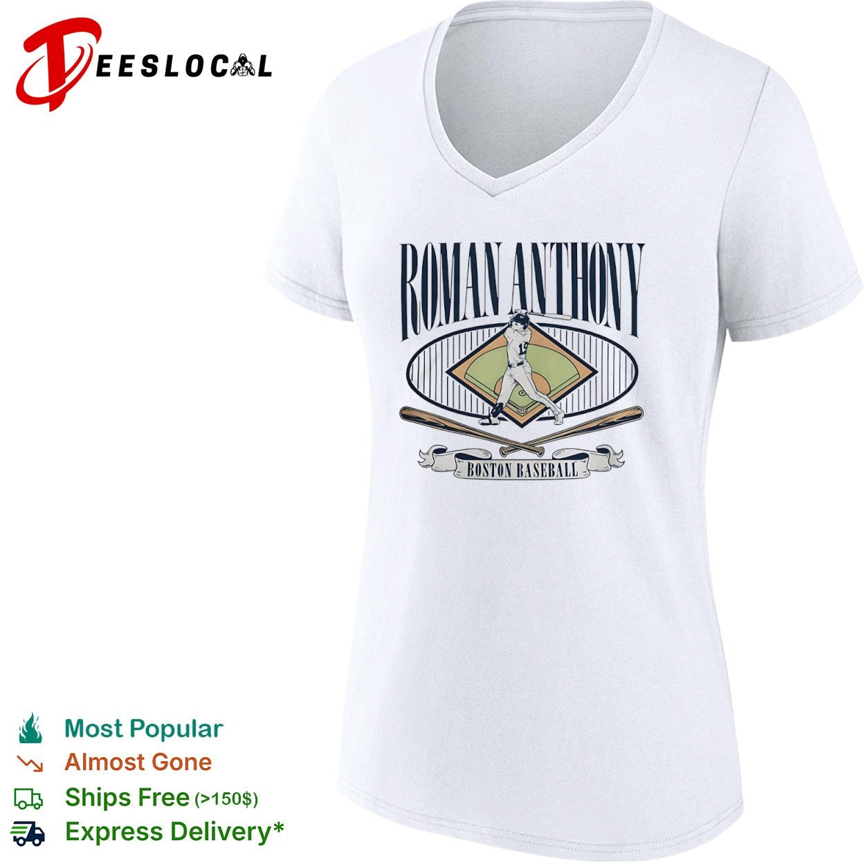 Roman Anthony Boston Baseball MLB Players Association shirt