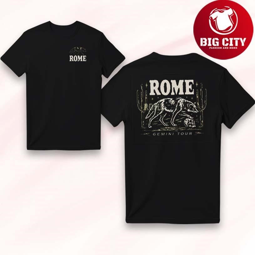 Rome Coyote Tour 2026 Two Sided Shirt